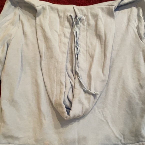 Pink sweatshirt light blue with sparkles - Picture 2 of 3